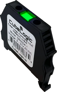 DIN Rail Indicator Light - Pilot - EVOLUTION SERIES GREEN LED