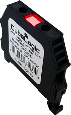DIN Rail Indicator Light - Pilot - EVOLUTION SERIES RED LED
