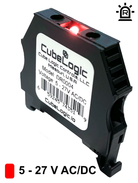 Sympatisere betale sig Vi ses DIN Rail Indicator Light - Pilot - STANDARD BLUE LED – Cube Logic Controls,  LLC (CubeLogic.io)