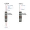 Plug-In DIN Rail Indicator Light - LED - Plugz Series - KN-T12 KN-D12 Terminal Block Compatible